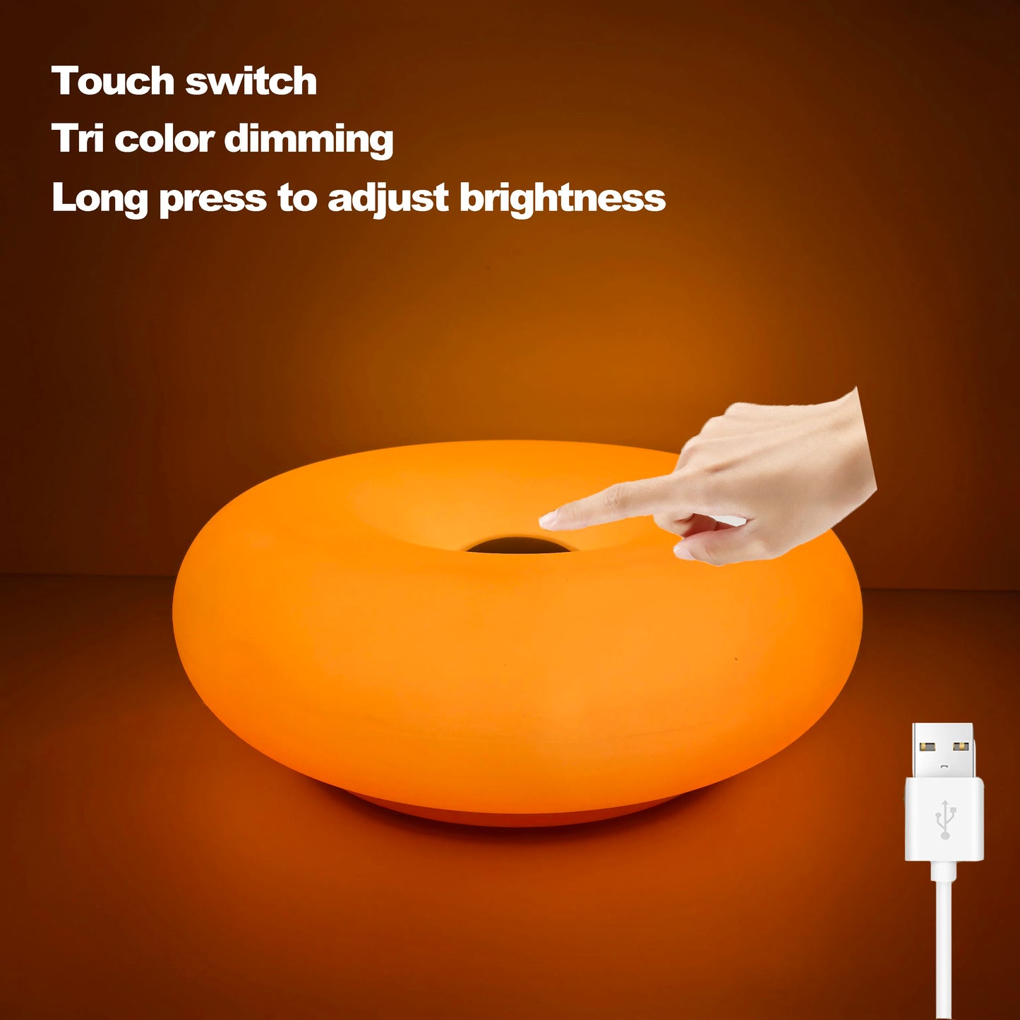 Bauhaus USB Table Lamp – Touch Control