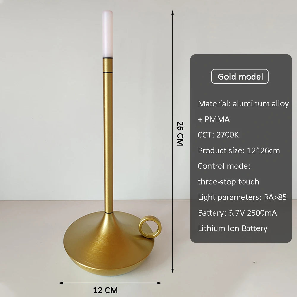 Rechargeable Touch Table Lamp – Camping Light