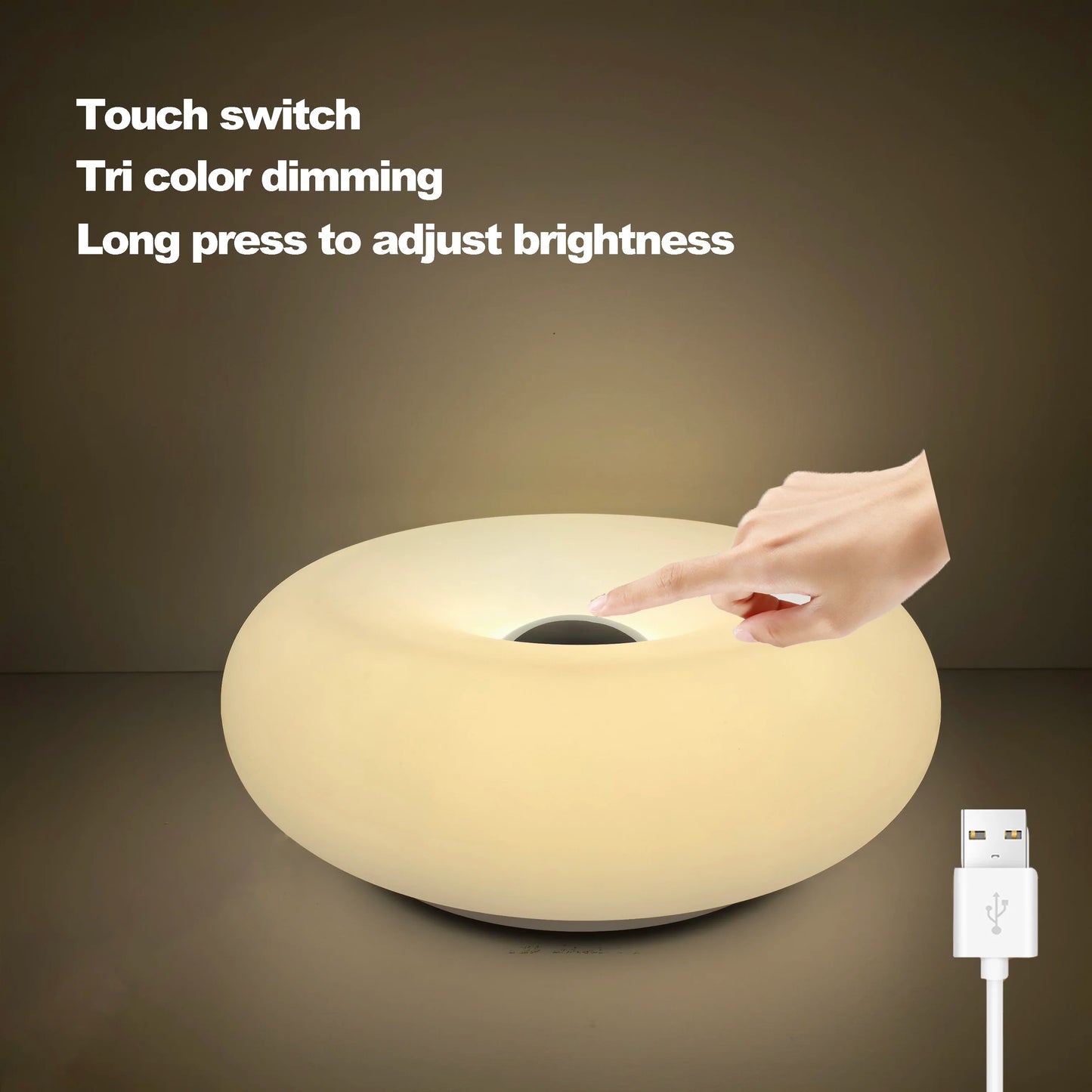 Bauhaus USB Table Lamp – Touch Control