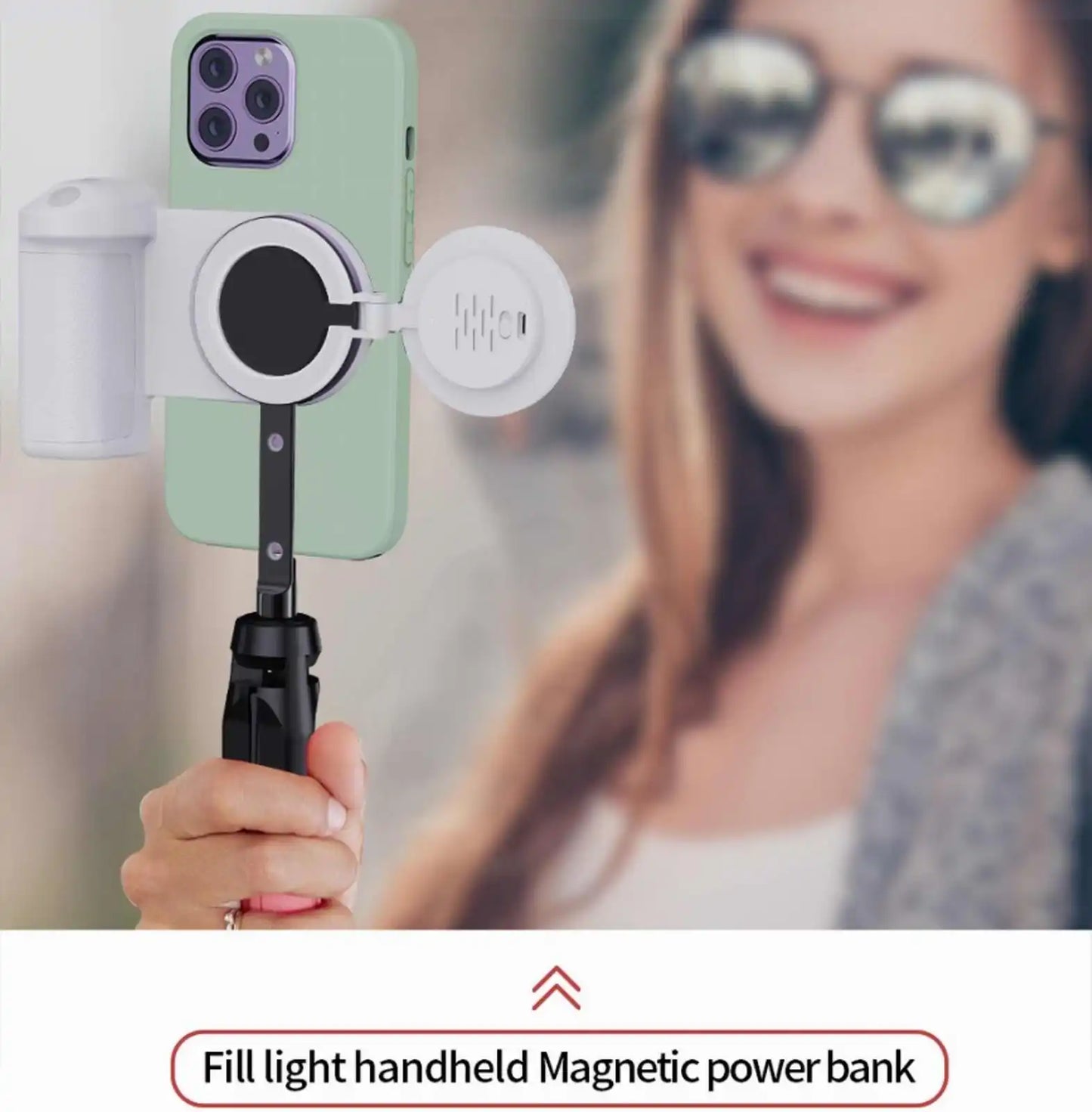 Mini Magnetic Selfie Ring Light Smartphone
