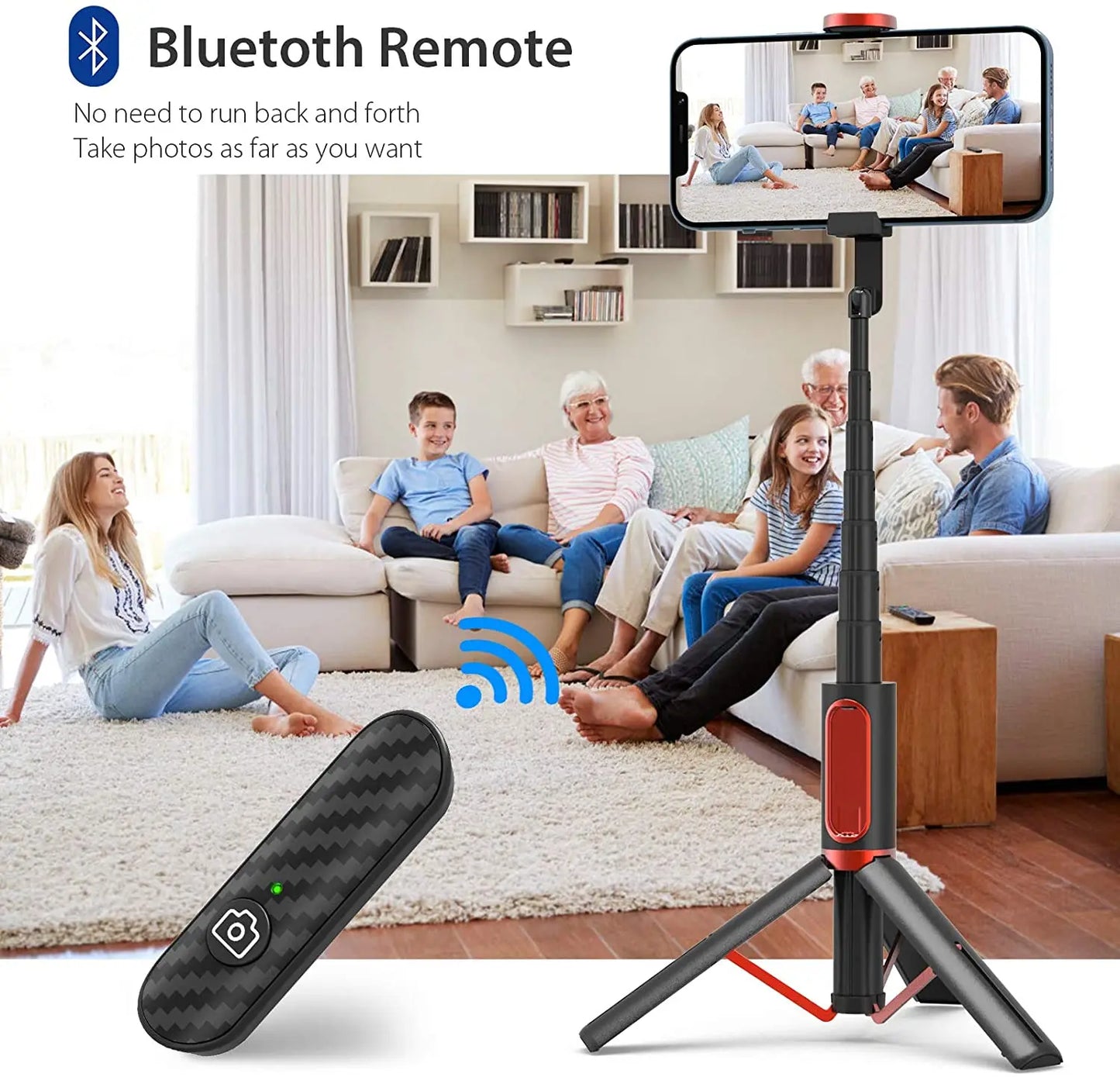 Selfie Stick Tripod Phone Stand Holder