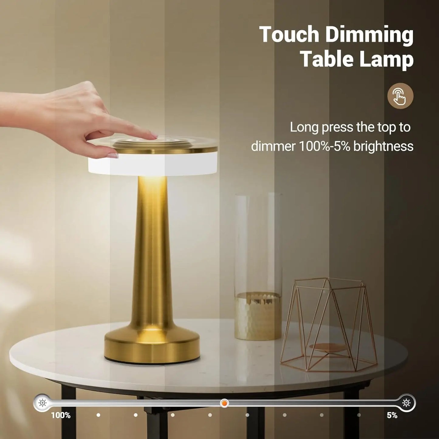 Rechargeable LED Touch Table Lamp
