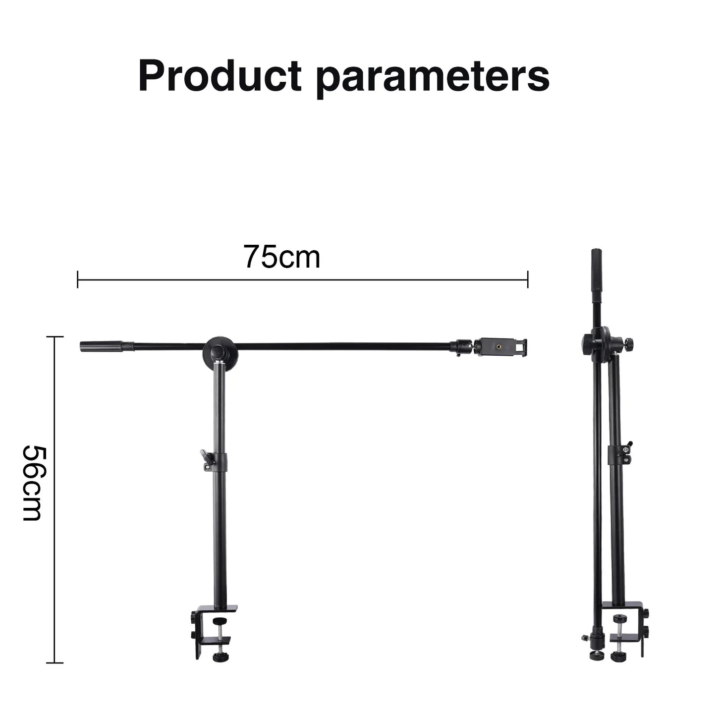 Overhead Desk Mount with Phone Holder